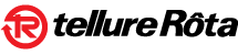 Tellure Rôta logo met rood cirkelpictogram en zwarte bedrijfsnaam in hoofdletters
