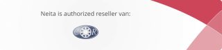 Neita is authorized reseller of C.R., with logo on white background and red design accent